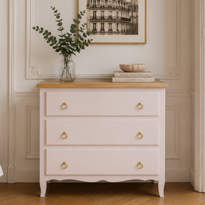 Charmante commode 3 tiroirs entièrement rénovée