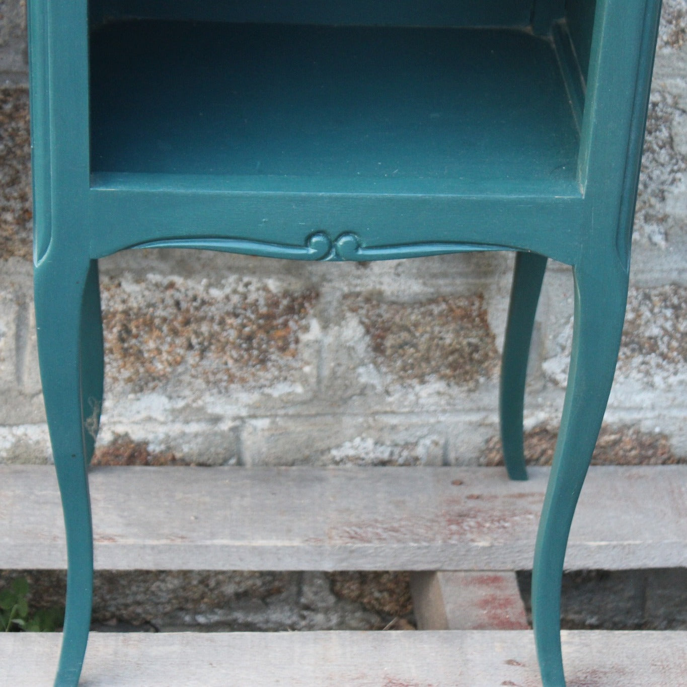 Paire de chevets bleu canard - VENDU