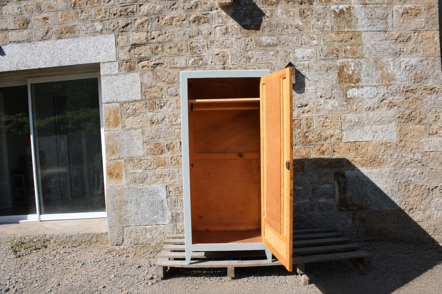 Armoire vintage rénovée – Style haussmannien / campagne chic
