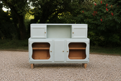 Buffet Mado vintage rénové – Vert Céladon Libéron - VENDU