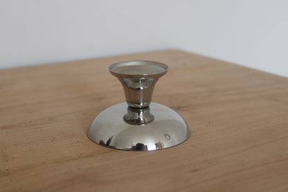 Service vintage de 6 coupes à dessert en métal argenté avec cuillères – coupes à glace sur pied