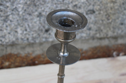 Bougeoir en métal – pied octogonal