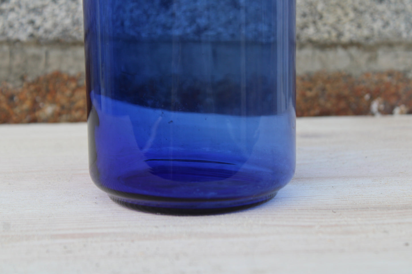 Bocal hermétique en verre bleu cobalt – Made in France