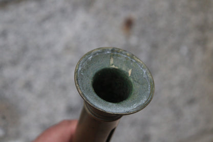 Bougeoir réglable en laiton – XXᵉ siècle