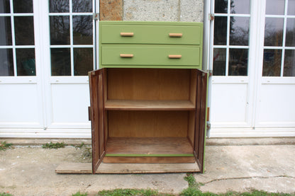Buffet ancien rénové – Vert Herbarium (Libéron) - VENDU