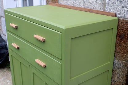 Buffet ancien rénové – Vert Herbarium (Libéron) - VENDU