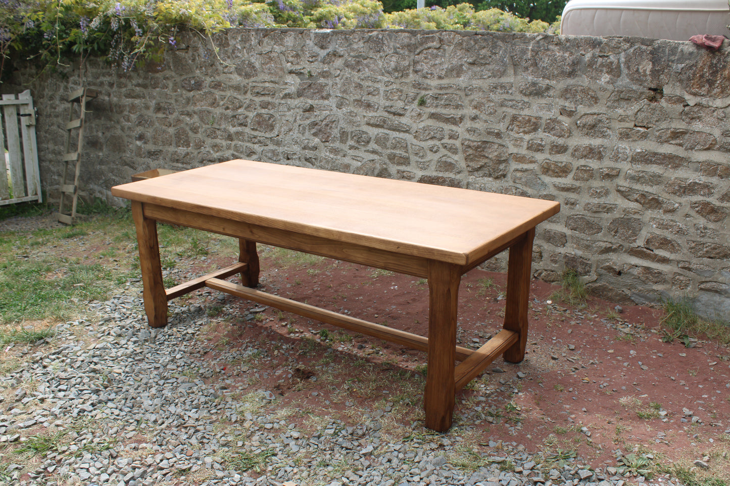 Grande table de ferme extensible 200 à 300 cm – 12/14 personnes - VENDU