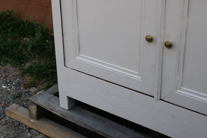 Buffet campagne ancien blanc cassé - Projet sur Mesure