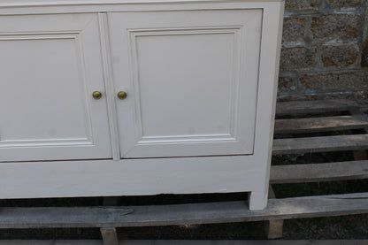 Buffet campagne ancien blanc cassé - Projet sur Mesure