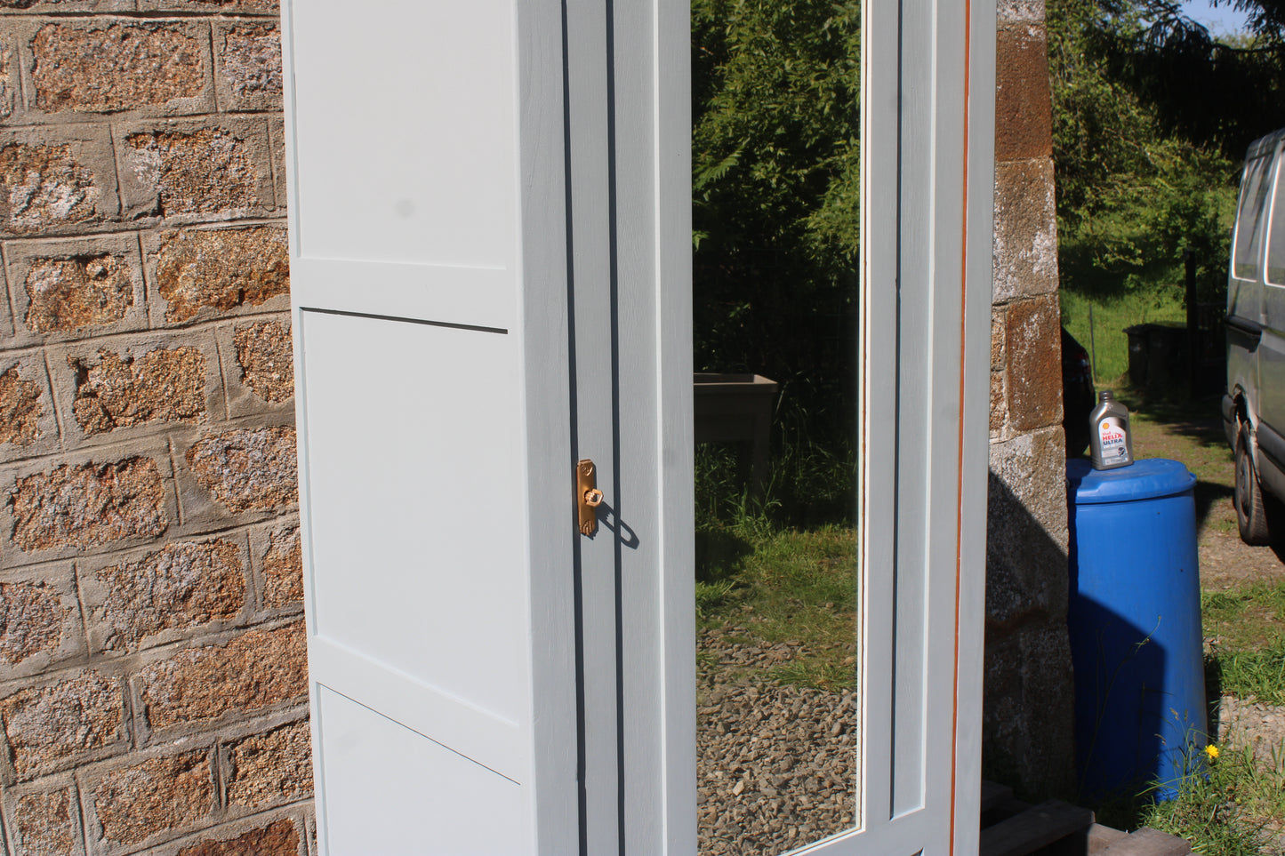 Armoire vintage rénovée – Style haussmannien / campagne chic