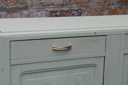 Buffet vintage Art Déco rénové • Vert Lézard Pure & Paint - VENDU