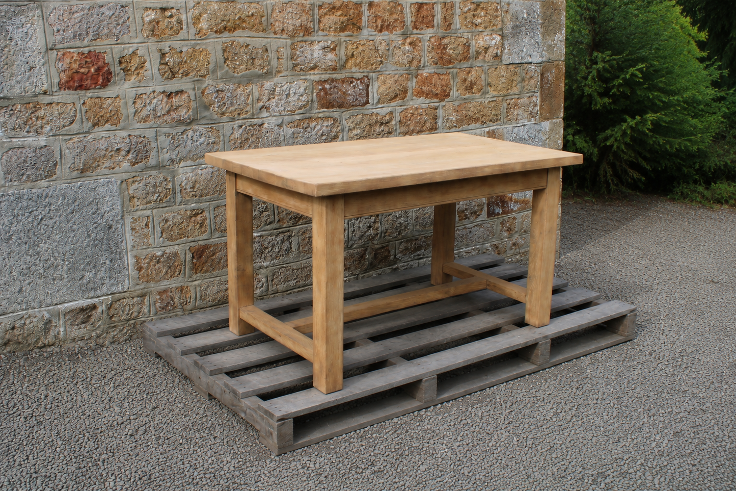 Table de ferme en chêne massif – 4 à 6 convives