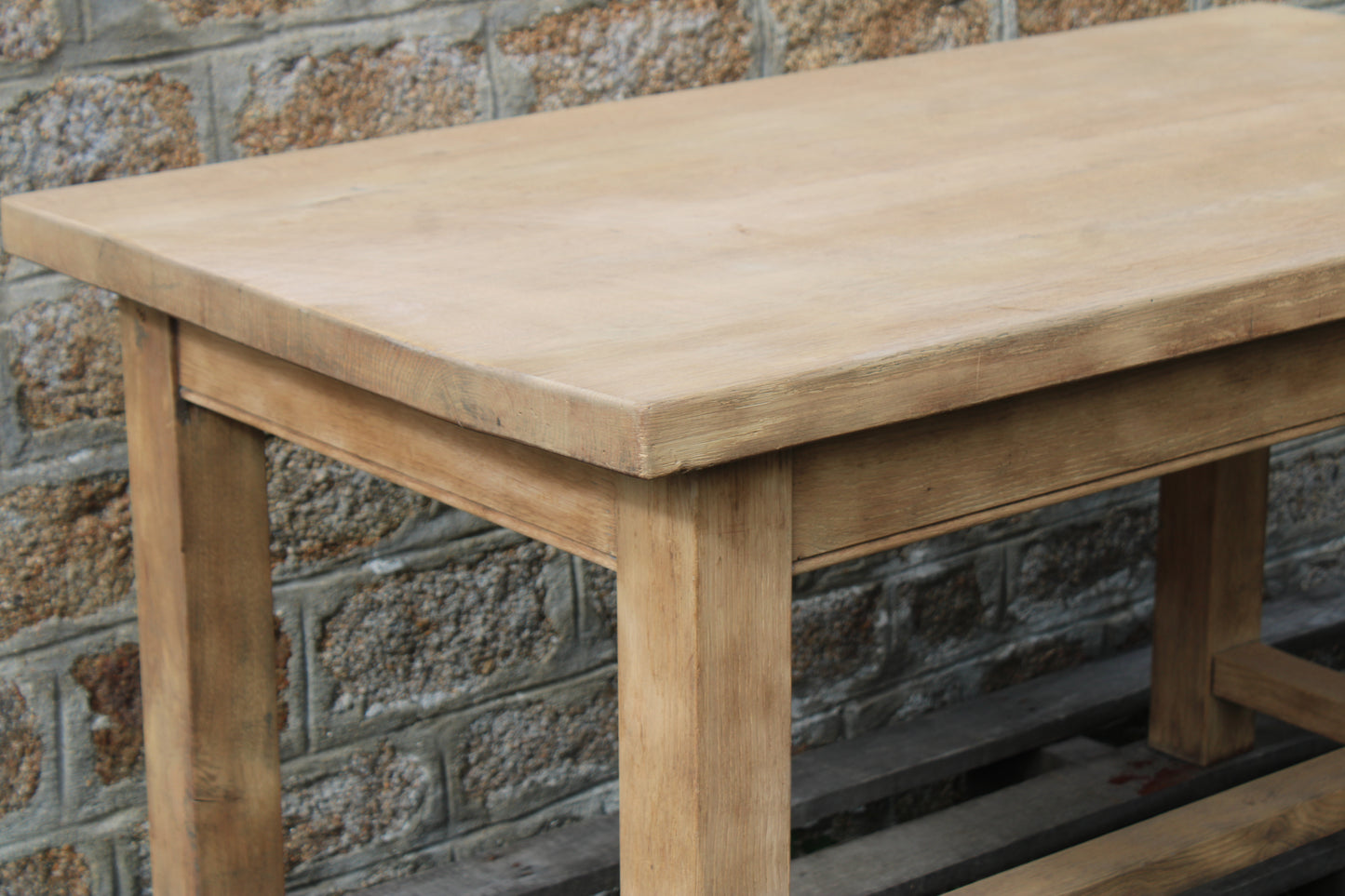 Table de ferme en chêne massif – 4 à 6 convives