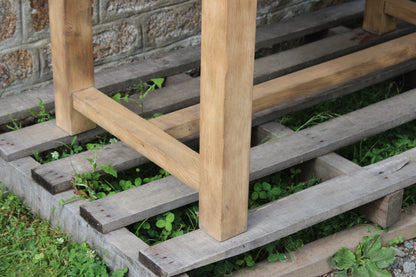 Table de ferme en chêne massif – 4 à 6 convives