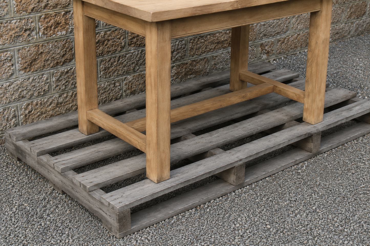 Table de ferme en chêne massif – 4 à 6 convives