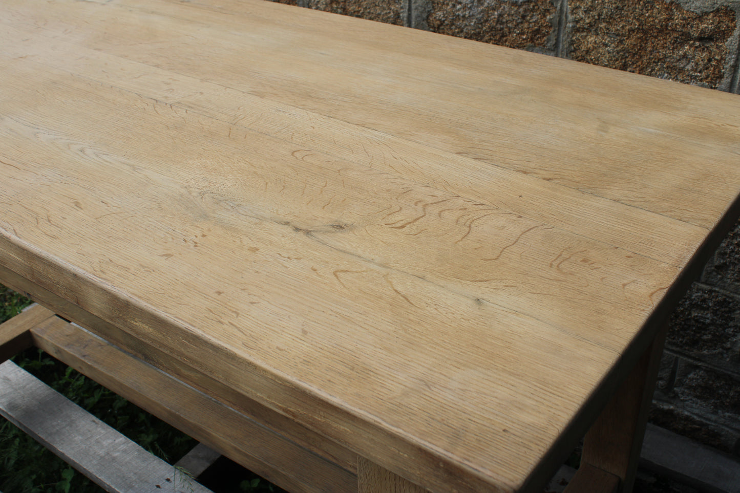 Table de ferme en chêne massif – 4 à 6 convives