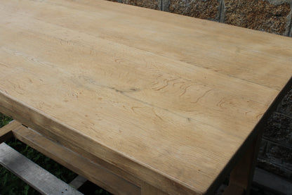 Table de ferme en chêne massif – 4 à 6 convives