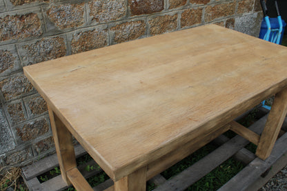 Table de ferme en chêne massif – 4 à 6 convives