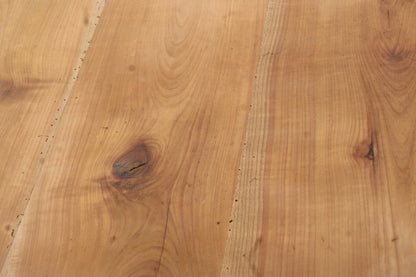 Table de ferme ronde à volets en bois massif – Ø 130 cm