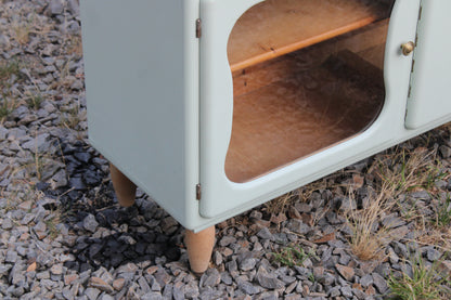 Buffet Mado vintage rénové – Vert Céladon Libéron - VENDU