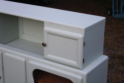 Buffet Mado vintage rénové – Vert Céladon Libéron - VENDU