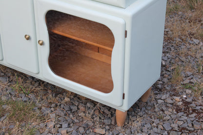 Buffet Mado vintage rénové – Vert Céladon Libéron - VENDU