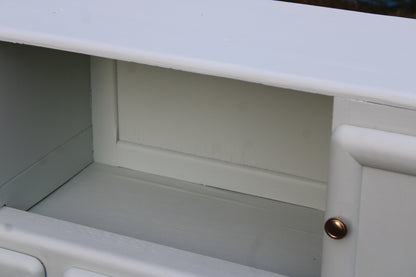 Buffet Mado vintage rénové – Vert Céladon Libéron - VENDU