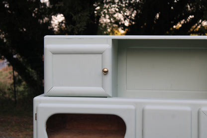 Buffet Mado vintage rénové – Vert Céladon Libéron - VENDU
