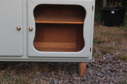 Buffet Mado vintage rénové – Vert Céladon Libéron - VENDU