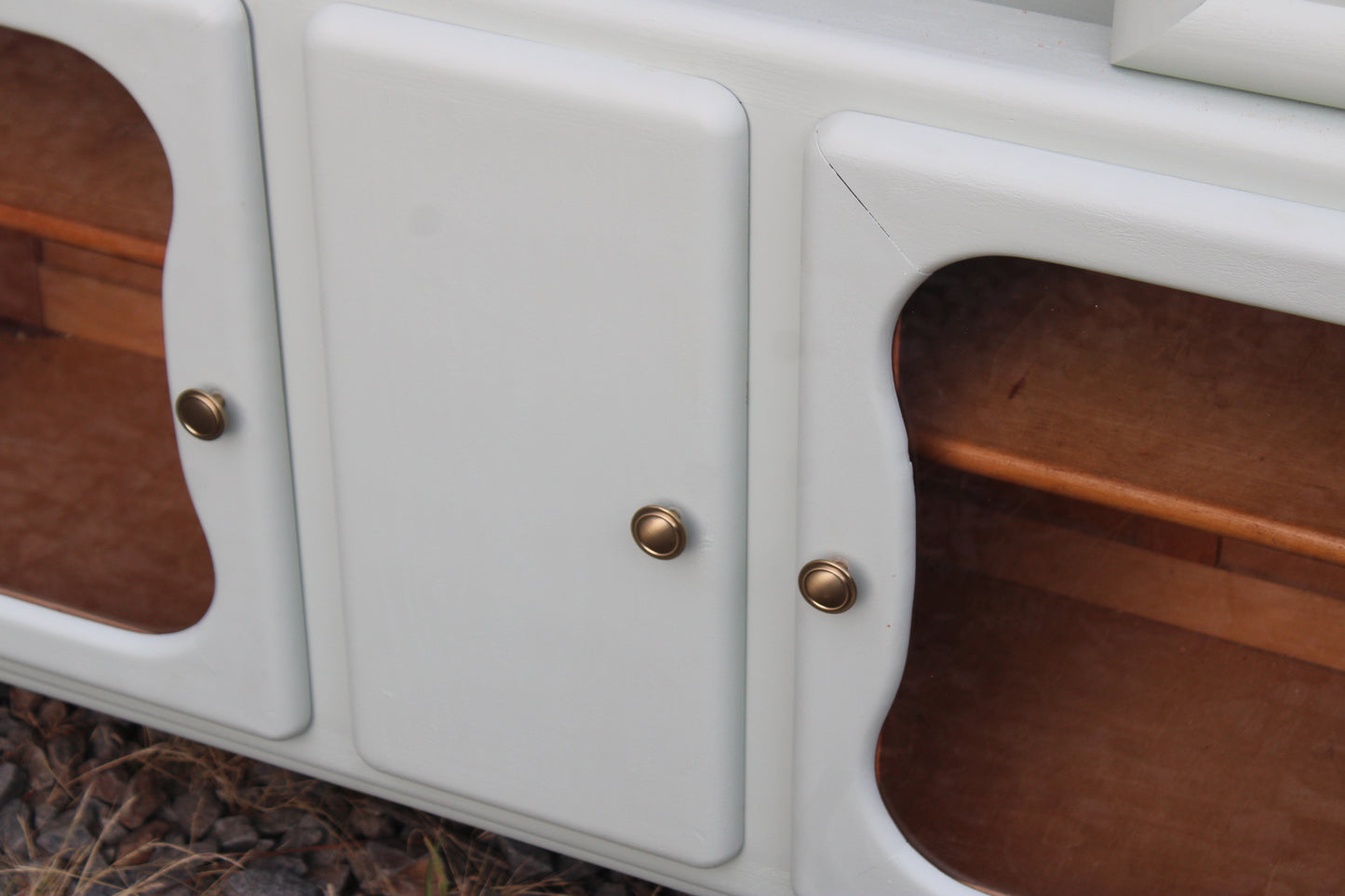 Buffet Mado vintage rénové – Vert Céladon Libéron - VENDU