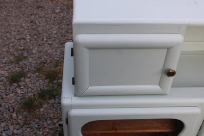Buffet Mado vintage rénové – Vert Céladon Libéron - VENDU