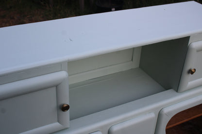 Buffet Mado vintage rénové – Vert Céladon Libéron - VENDU