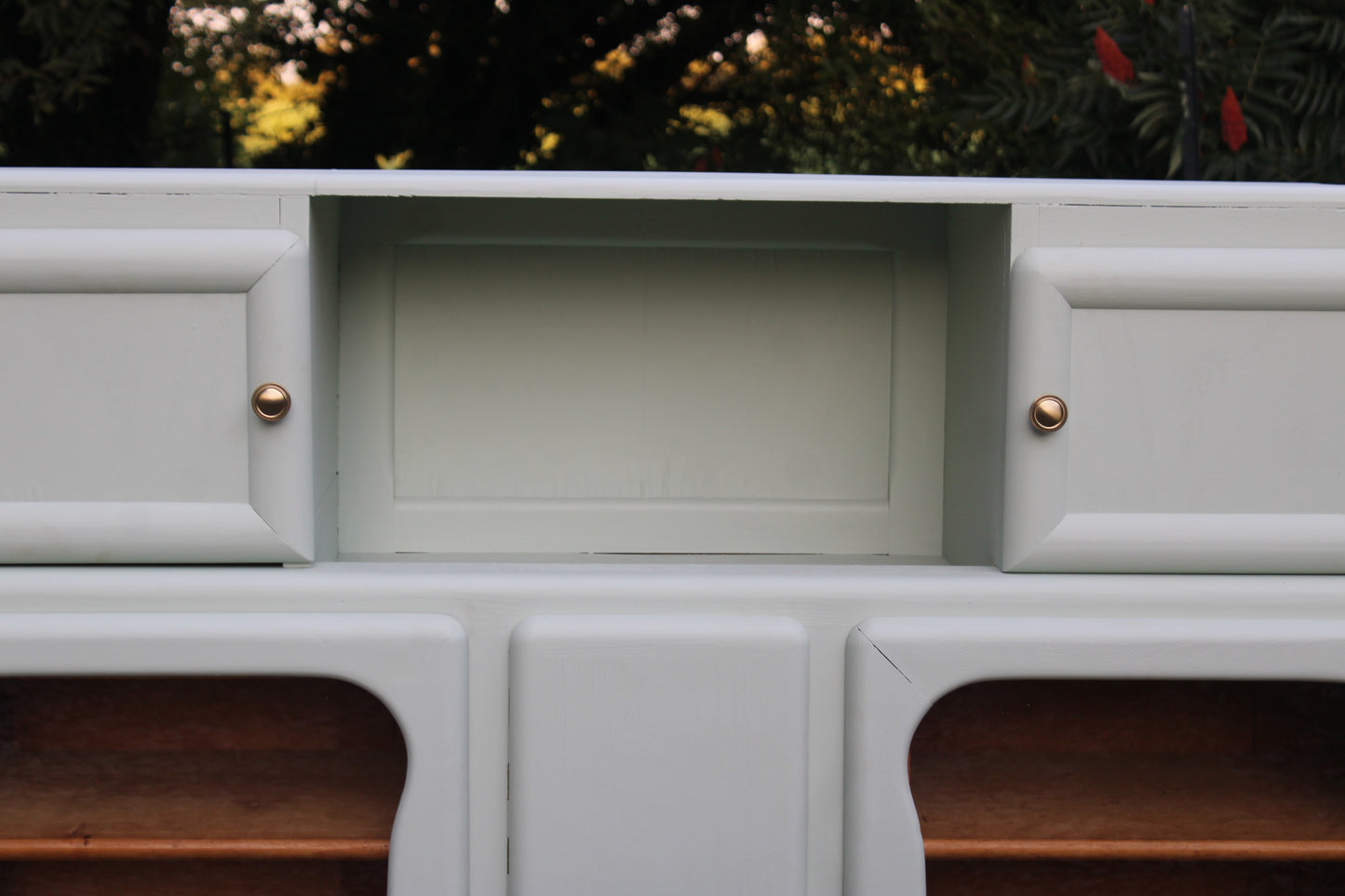 Buffet Mado vintage rénové – Vert Céladon Libéron - VENDU