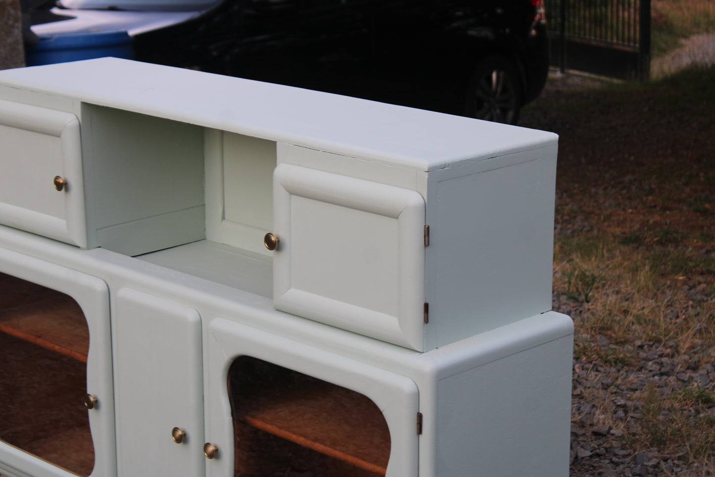 Buffet Mado vintage rénové – Vert Céladon Libéron - VENDU