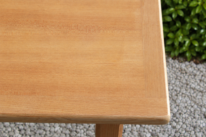 Table basse vintage en chêne style table de ferme – bois naturel – VENDU